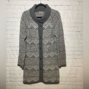 MARYLINE made in Italy size large gray & white